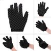 Magic Curly Sponge Gloves, Airlxf 2PCS Curl Hair Sponge Gloves Tutorial for Barbers Wave Black Twist Brush Styling Tool Hair Brush Sponge Gloves