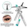 Microblading Eyebrow Pen, Eyebrow Pencil with 4-Prong Micro-Fork-Tip Applicator, Liquid Waterproof Eyebrow Pencil for Women Creates Natural Looking Brows Effortlessly (Light Brown)
