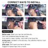 Kinky Straight Tape In Extensions Human Hair for Black Women Niawigs Tape In Hair Extensions 100% Human Hair 40pcs Kinky Straight Tape Ins 100G Natural Black 16 Inches