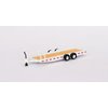 1/64 Mini GT Car Hauler Trailer Model White - MGTAC21