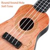 Toddmomy Kids Ukulele Toys Plastic Ukulele Guitar Musical Toy Classical Ukulele Guitar Musical Instrument Educational Toy for Beginner?Light Brown?
