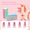 Q&D Nail Buffer Block 5 PCS, 4 Way Shine Polisher Professional Nail Buffing File Manicure File Sanding Files for Nail Care, DIY&Salon Use