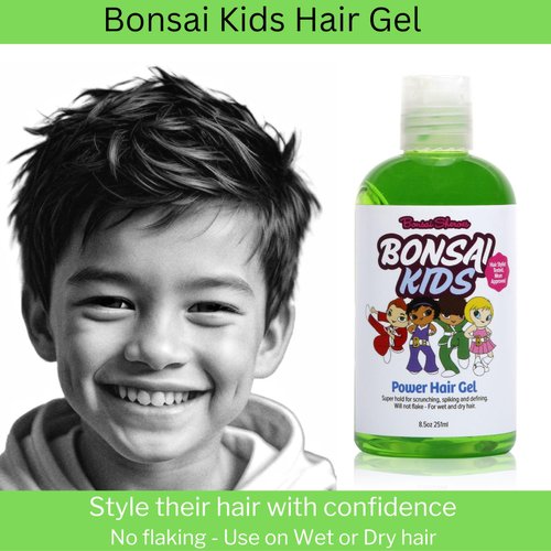 Kids & Toddlers Hair Gel for Boys and Girls - Strong Hold | No Flaking | No Tears - 8oz