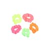 10pcs Neon Scrunchies, Elastic Hair Bands Solid Colors Hair Ties, Ponytail Holder Ropes for Girls, 8cm/3inch Women Bright Neon Hair Scrunchy Headwear