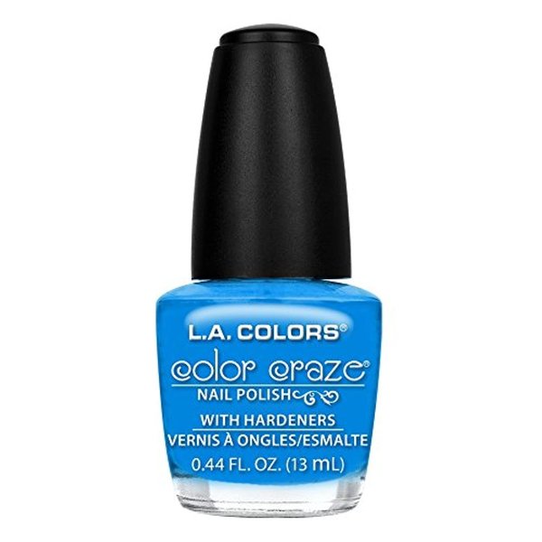 L.A. Colors Craze Nail Polish, Aquatic, 0.44 Fluid Ounce
