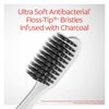 Colgate Gum Health Charcoal Adult Manual Toothbrush, Ultra Soft, 4 Count (Pack of 1)