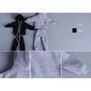 1/12 Scale Male Clothes,Men's Hoodie Pants Trousers Clothing for 6inch Male Action Figure Body Doll (Gray Color)