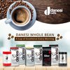 Danesi Caffe Italian Coffee Beans (Whole Roasted Coffee Beans for Espresso) - Espresso Coffee Beans (Medium Roast Whole Bean) Coffee Bean - Coffee Beans Espresso - Coffee Whole Bean - Classic (2.2lb)