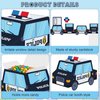 Kosiz 36 Pcs Police Party Decorations Police Themed Party Favors Treat Boxes Cop Themed Paper Snack Container Bulk Badge Patrol Police Car Gift Box for Police Officer Birthday Party Supplies