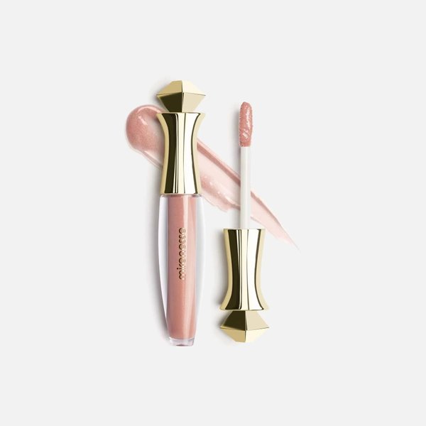 Mirenesse Velvet Lip Gloss Plumper, 3 in 1 Instantly Plumps with Vitamin C + Vitamin E and Vinyl Shine, Vegan and Toxin Free, 70 Arouse .05 oz Mini