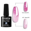 Omainy Gel Nail Polish Set -Color Changing Gel Nail Polish Set Purple Blue Pink Black Color Changing Gel Polish Soak Off UV LED Thermal Temperature Art (4003)
