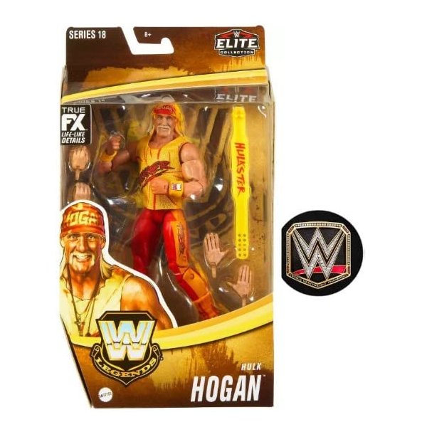 WWE Elite Legends Collection 6-inch Articulated Action Figure Series (Hulk Hogan)