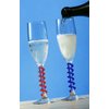 Simply Charmed Wine Glass Charms Set of 8 Silicone Drink Markers for Cocktails, Martinis, Champagne Flutes and More
