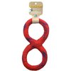 One Pet Planet Wool Dog Toy, 8-Inch, Red