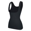 EUYZOU Women's Underbust Shapewear Tank Tops - Seamless Tummy Control Compression Camisole Tops Slimming Tank - Black L