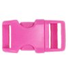 Paracord Planet 5/8 Inch Contoured Side Release Buckle (Bright Pink, 25 Pack)