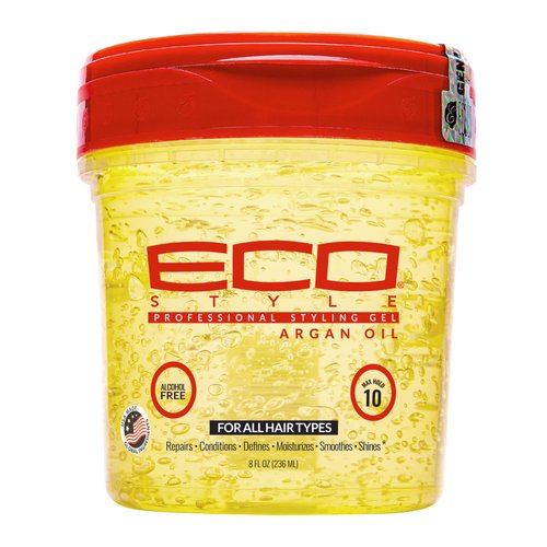 Eco Style Argan Oil Professional Styling Hair Gel, 8 oz (Pack of 3)