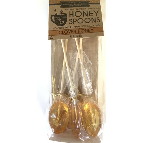 Melville Candy Clover Honey Spoons [For Tea Lovers] Gluten-Free 5 Count