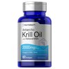 Horbäach Antarctic Krill Oil 2000mg | 60 Softgel Capsules | Omega-3, EPA, DHA Supplement | with Astaxanthin | Non-GMO, Gluten Free