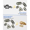 Fuel Sealing Washers Seal Washer Fit for Banjo Bolt 8mm 10mm 12mm 14mm, Fit for Dodge Cummins Fuel System, Replace 3963983 3963988 3918188 4934278 40PCS