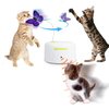 ALL FOR PAWS Interactives Cat Teaser Toy Catnip Toy Flutter Bug Cat Wand Toy Cat Fun Playing Toys Kitten Toys (Shiny Butterfly)