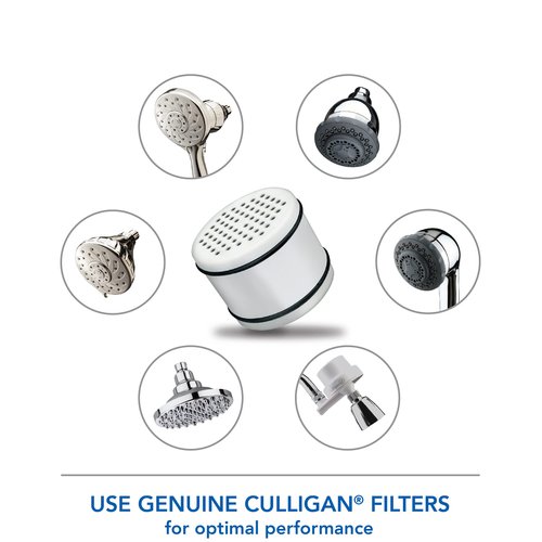 Culligan WHR-140 WTR FiltrationCartridge Shower Filter Replacement Cartridge, 1 Count (Pack of 1), White