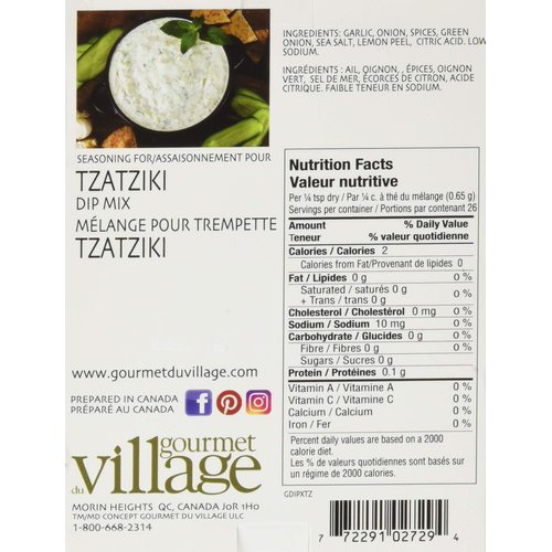 Gourmet du Village Tzatziki dip mix, 0.6 oz