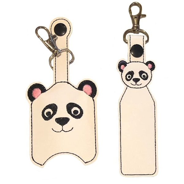Panda Hand Sanitizer Holder and/or Lip Balm Holder