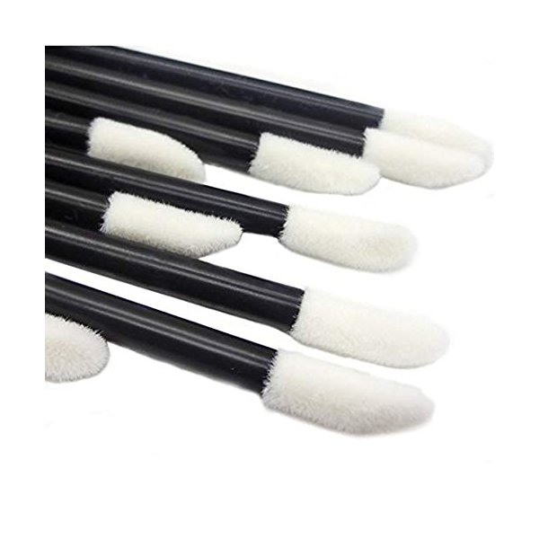 Onwon 200 Pcs/Set Lipbrush Lip Gloss Brush Makeup Wands Lipstick Gloss Makeup Beauty Tool