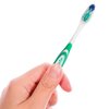 GUM Super Tip Toothbrush, Soft Bristle Toothbrush for Adults with Tongue Cleaner, Compact Head, 1ct (12pk)
