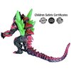 TwCare Ultra Monster EX Arch Belial Action Figure vs Godzilla Toy, 7.9in Tall, 13in Length, Movie Series Movable Joints Soft Vinyl, Travel Bag