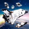 PREPOP Space Shuttle Building Toys for Kids - 25 in 1 Airplane Set for 6-12 yr Boys, Plane and Discovery Space Station Models Kits, Birthday Gifts for Age 6 7 8 9 10 11 12 Year Old 586PCS