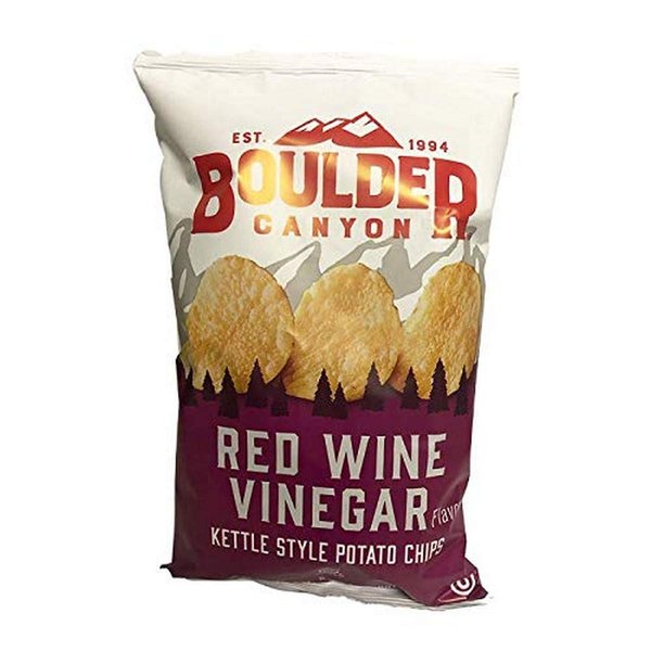 Boulder Canyon Red Wine Vinegar Kette Chips, 5 OZ