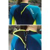Womens Shorty Wetsuit Long Sleeve 1.5MM Neoprene Back Zip Winter Swimwear Long Sleeve Diving Snorkeling Surfing Swimwear