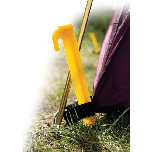 Coghlan's ABS Plastic Tent Pegs, 6-Inch,Yellow