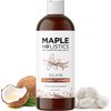 Maple Holistics Hair Conditioner for Damaged Dry Hair - Silk Protein Conditioner with 18 Natural Oils for Frizz Control & Shine - Hydrating Conditioner for Curly Hair (16 Fl Oz)