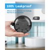 Denture Bath Case, Denture Cup, Leak Proof Portable Retainer Case, Denture Cleaning Kit with Cleaner Brush, Denture Box with Strainer & Mirror, Denture Case for Aligner Retainer Mouth Guard