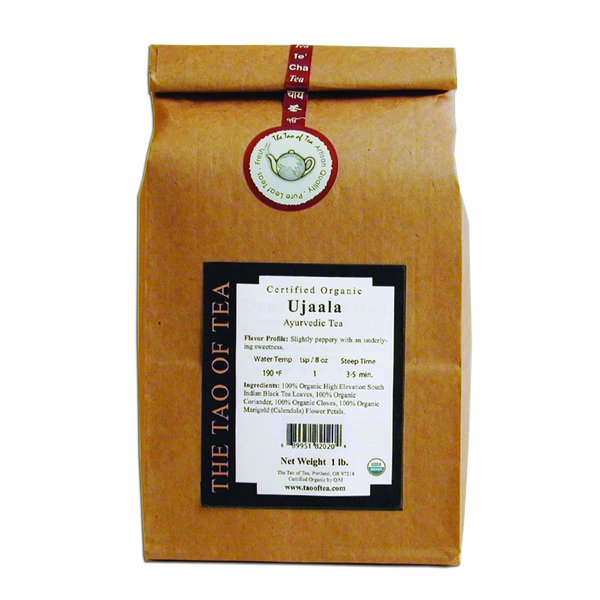 The Tao of Tea Ujaala, Certified Organic Ayurvedic Tea, 1-Pound