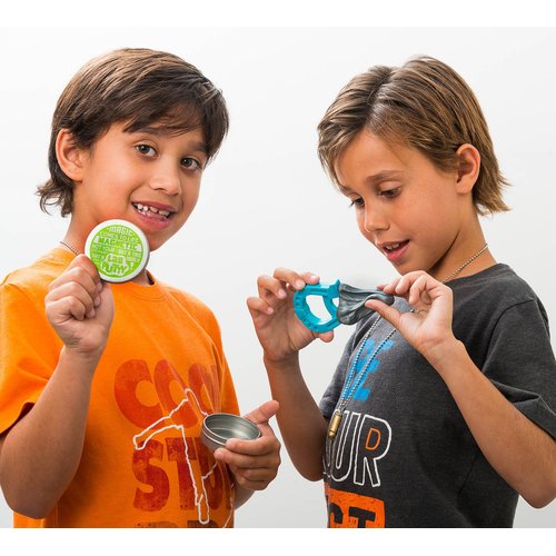 JA-RU Lab Putty Magnetic Slime with Magnet & Tin Container (6 Units) Squishy Fidget Toy Magnetic Putty for Kids. Non Sticky Slime. Anger Management Toys. Sensory Party Favors. 9575-6p