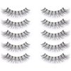 ParadiseWind 10 Pairs Lashes Thick Curly Dramatic Volume False Eyelashes Natural Look Eastern Europe Strip Lashes Extension For Stage Party Festival Use