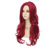 Dai Cloud Red Long Curly Wigs for Women Wave Natural Synthetic Wigs for Halloween Cosplay Use
