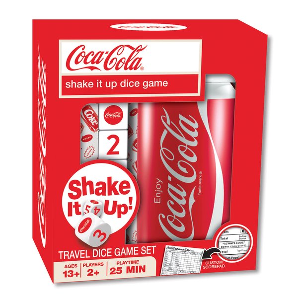 MasterPieces Officially Licensed Coca-Cola Shake It Up Dice Game for Families