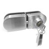 Glass door lock With 5 Keys Only Fit 8mm -12mm Thickness Glass Shower room bathroom lock Hotel apartment glass door lock