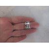 Generic Tiny mini silver tone metal hair claw clip Set E (Clip quantity: 3 clips), 1 Count (Pack of 1)