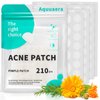 Aquuaera Pimple Patches for Face， Acne Patches/Hydrocolloid Patches for Covering Zits and Blemishes/Acne Treatment for Face，Spot Treatment，Absorb Fluid and Reduce Inflammation,4 size (210 Count)