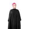 Cricket Hand Talker All Purpose Black Salon Cape, Water Resistant, Bleach Proof Cape, With Hand Openings for Client Mobility, Black