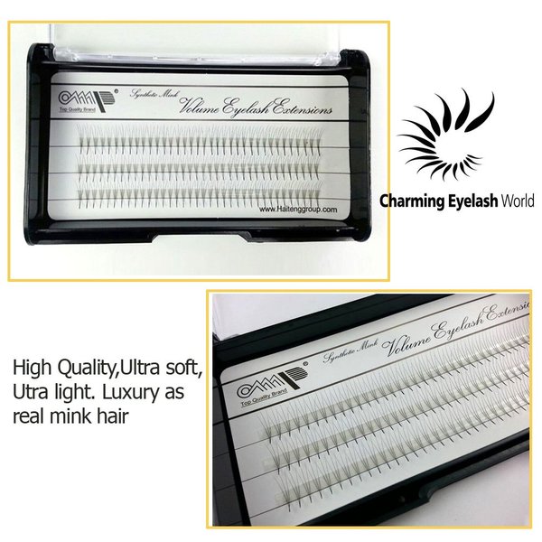 Volume W 3D Lashes C Curl .07mm Mixed Size Eyelash Extensions (Assorted 7mm-14mm) (13mm)