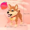 ENHANA Building Block Animal Bricks Dog Shiba Inu Micro Mini Block Dogs Building Animal Set DIY 3D Block Toy Building Blocks for Kids Or Adult and Teens1850 Pieces