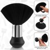 NICEMOVIC Hair Cutting Barber Cape with Neck Duster Brush and Barber Brush, Professional Barber Accessories Cleaning Supplies for Salon Haircut Styling
