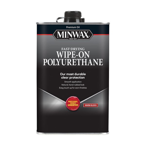 pt Minwax 40900 Clear Wipe‐On Poly Oil-Based Polyurethane Finish, Warm Gloss